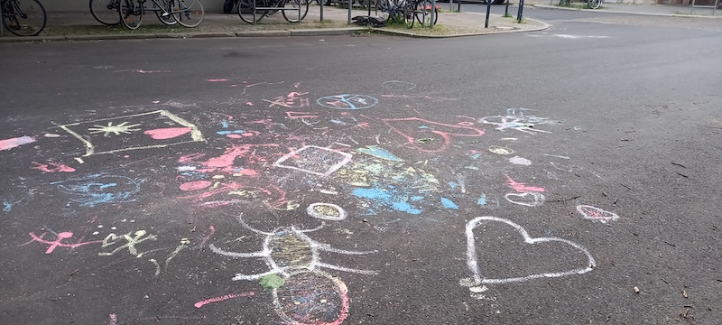 Streetart von Kindern